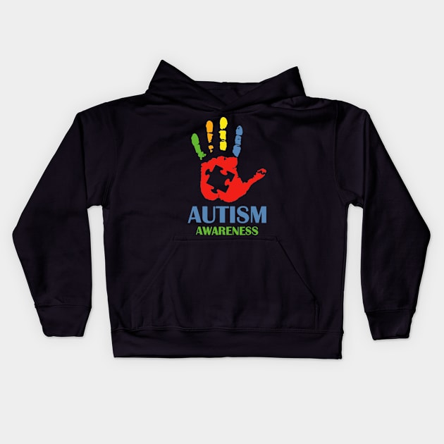 Autism T-shirt Think Outside The Box Embrace Differences Kids Hoodie by Danielsmfbb